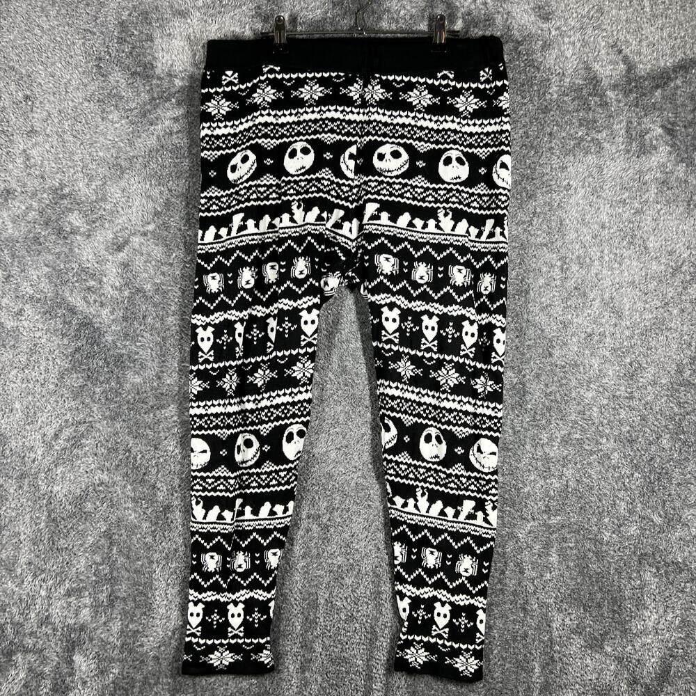 The Nightmare Before Christmas Pants Womens Size Large Fair Isle Disney